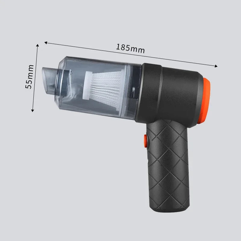 Portable Wireless Car Vacuum Cleaner - 6000PA Handheld Blower