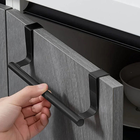 Over-Cabinet Metal Towel Rack and Rag Hanger