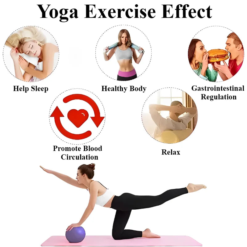 Explosion-Proof Mini Pilates Ball for Balance, Core & Therapy Training