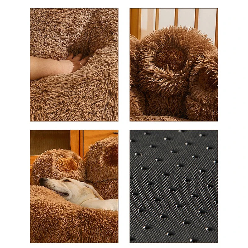 Warm Plush Dog Sofa Bed Mat for Small, Medium & Large Pets