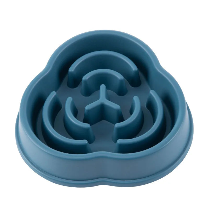 Anti-Choking Slow Feeder Dog Bowl with Anti-Overturning Design