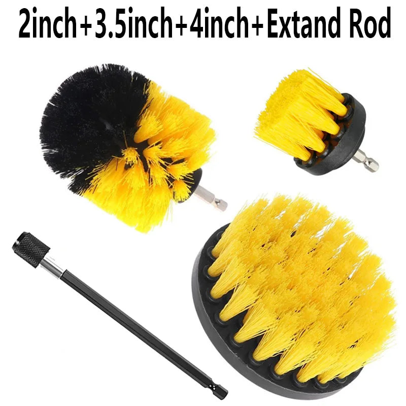 Drill Brush Power Scrubber Attachment Cleaning Set