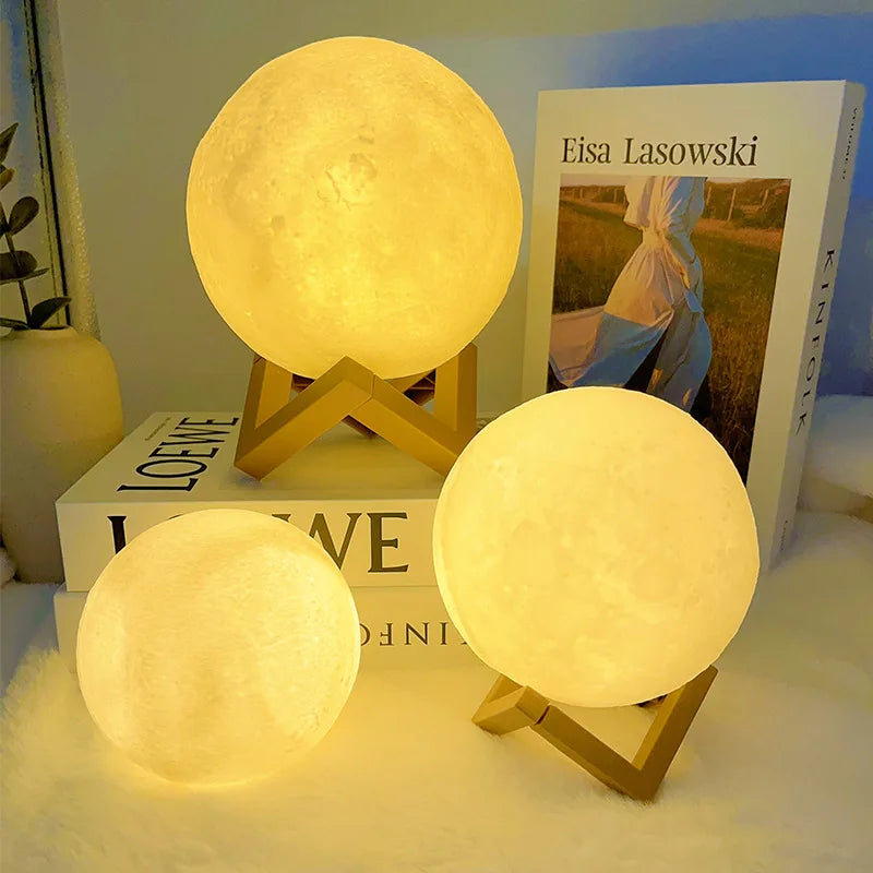 DIY Hand-Painted Moon Night Light Activity Kit