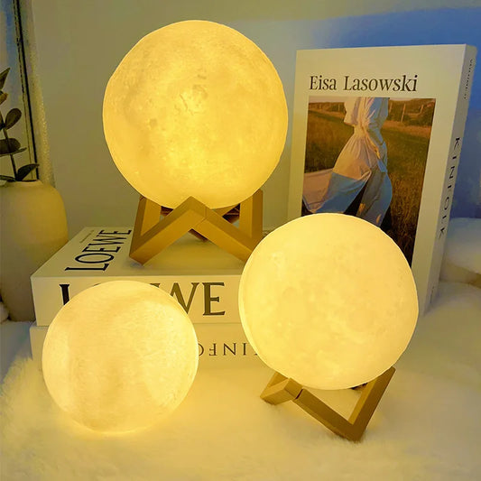 DIY Hand-Painted Moon Night Light Activity Kit