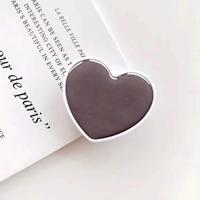Heart-Shaped Universal Phone Socket Grip Stand for iPhone & Samsung