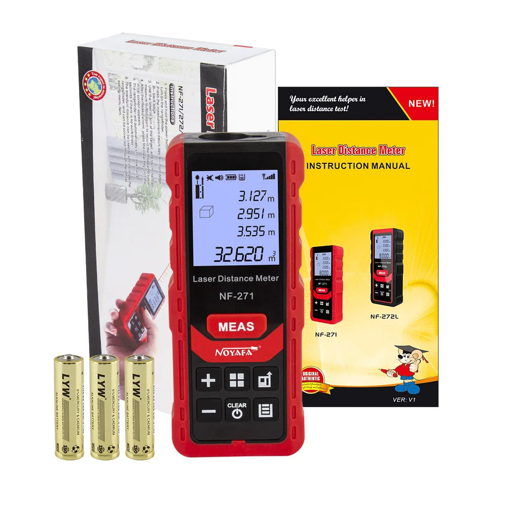 Noyafa NF-271 Laser Distance Meter 40m/80m Rangefinder