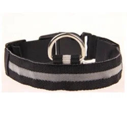 Colorful RGB Nylon LED Pet Collar for Small Dogs & Cats