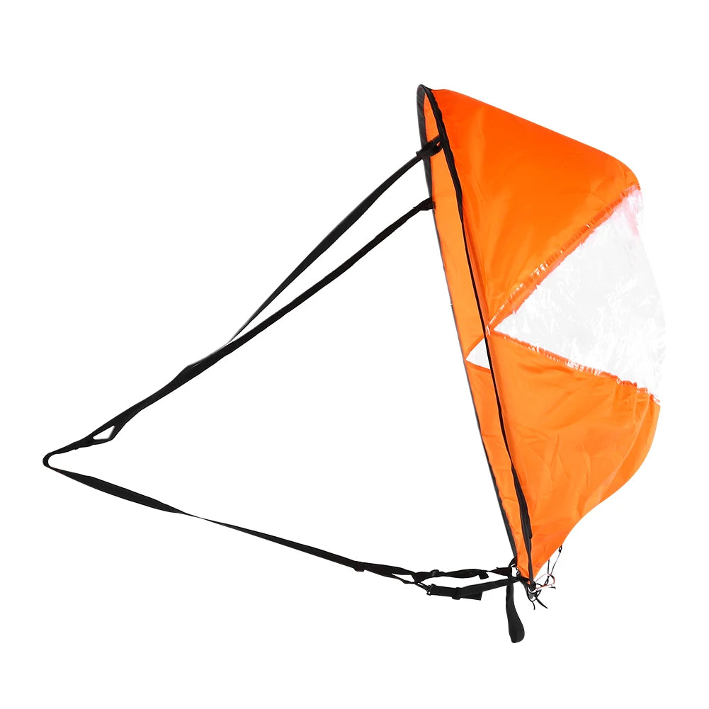 Portable Foldable Kayak Sail - High Transparency Canoe Wind Paddle