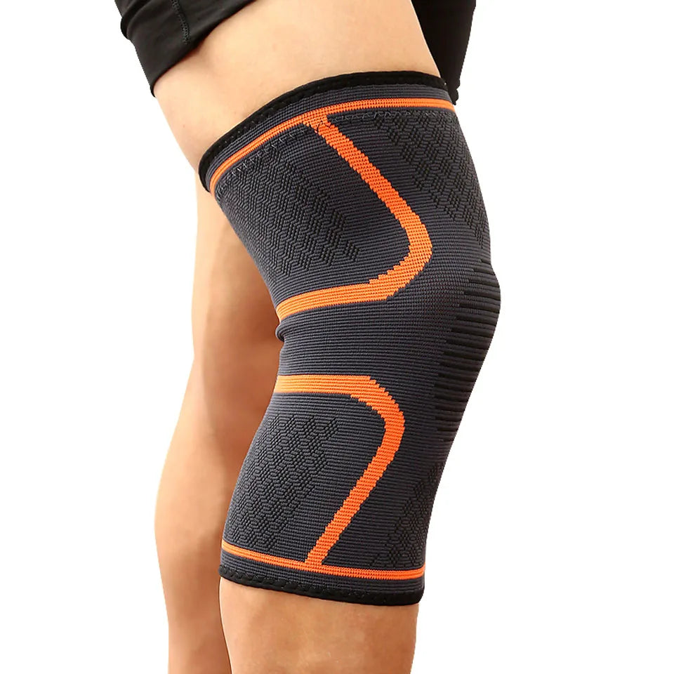Elastic Compression Knee Support Sleeve - Running & Cycling Brace