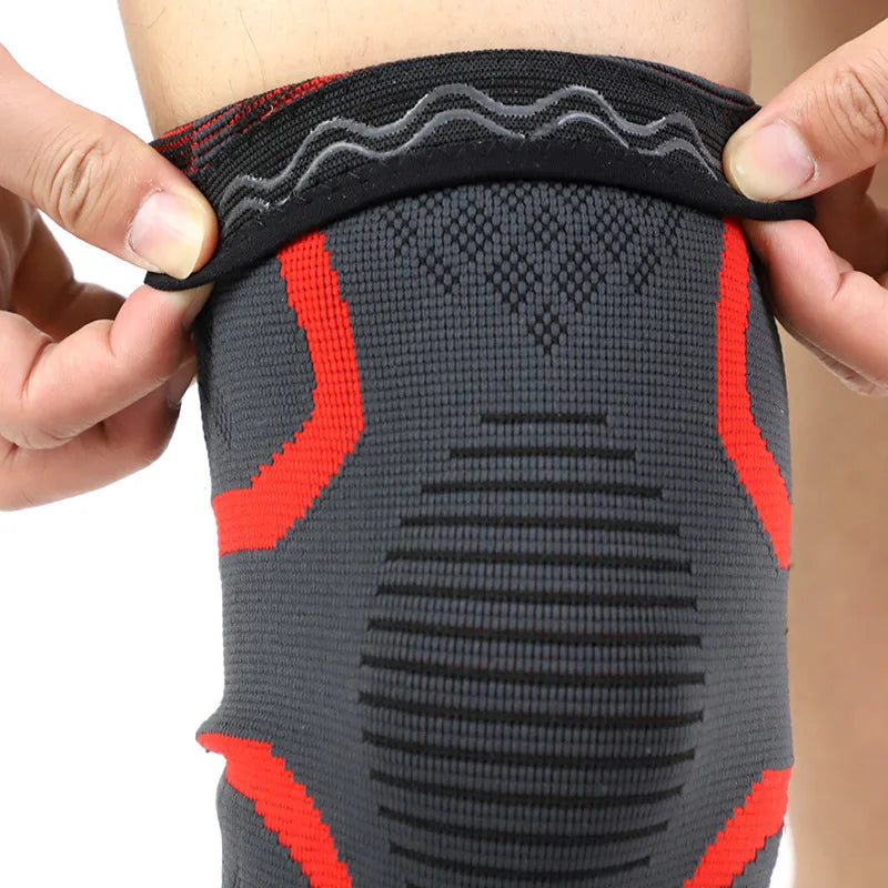 Elastic Compression Knee Support Sleeve - Running & Cycling Brace
