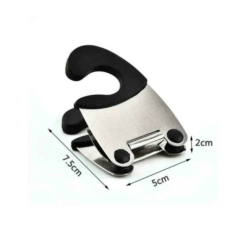 Silicone Anti-Scald Pot Spoon Holder Clip for Cooking Utensils