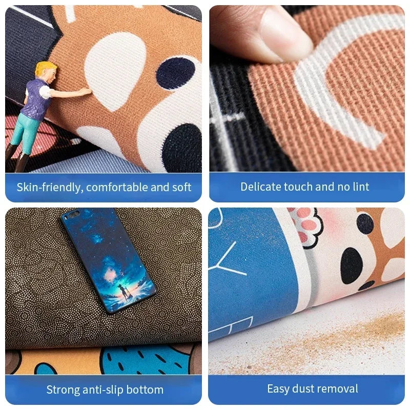 Super Absorbent Printed Dish Drying Mat for Kitchen Counters