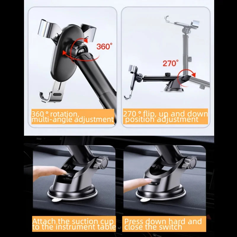 Universal Vacuum Suction Car Phone Holder