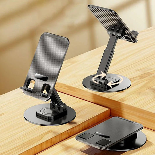 360 Degree Metal Desk Phone and Tablet Holder
