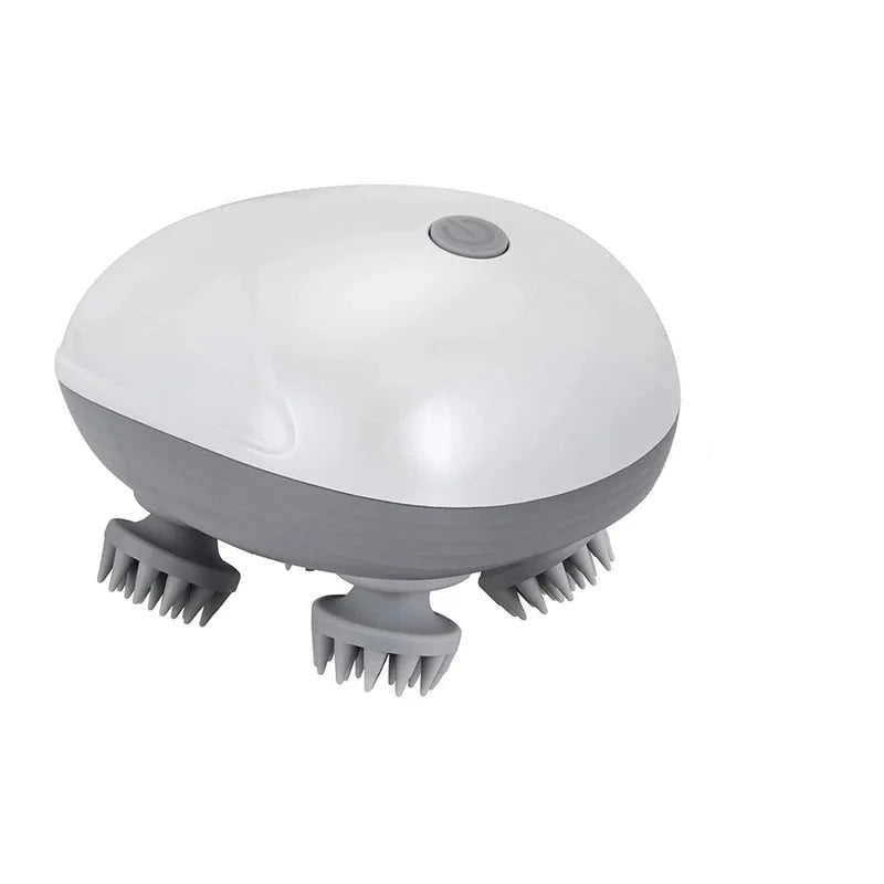 Electric Cat-Shaped Scalp & Body Massager for Head, Neck and Shoulders