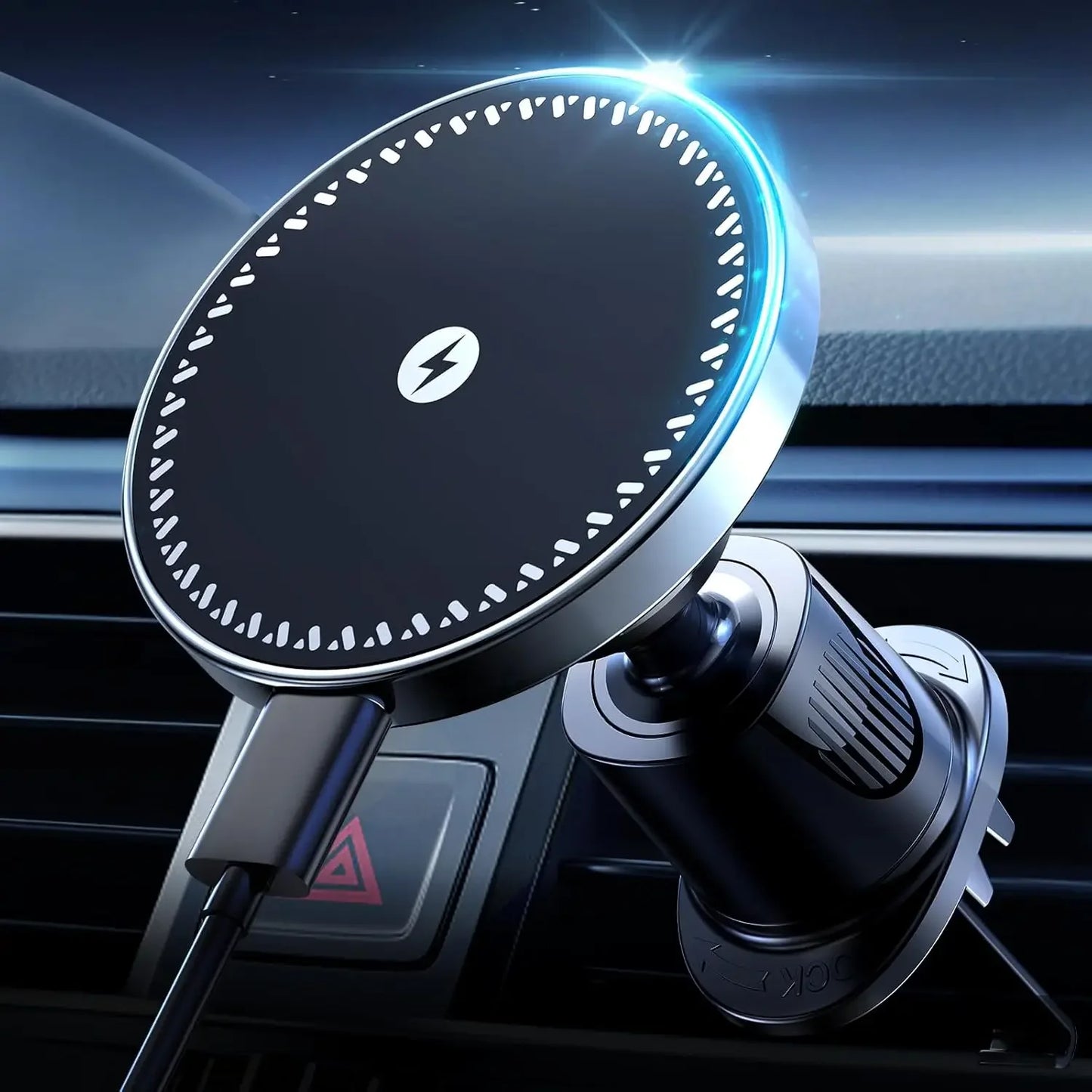 Magnetic Wireless Car Phone Charger Mount