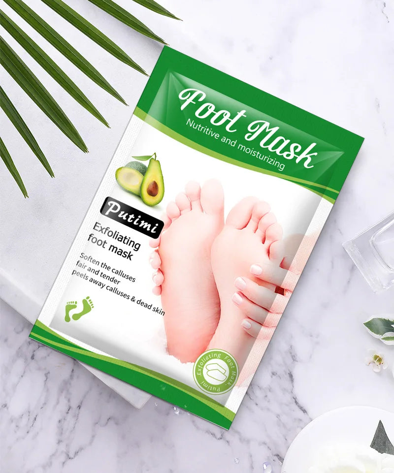 Exfoliating Foot Mask Pedicure Socks for Dead Skin and Cracked Heel Care