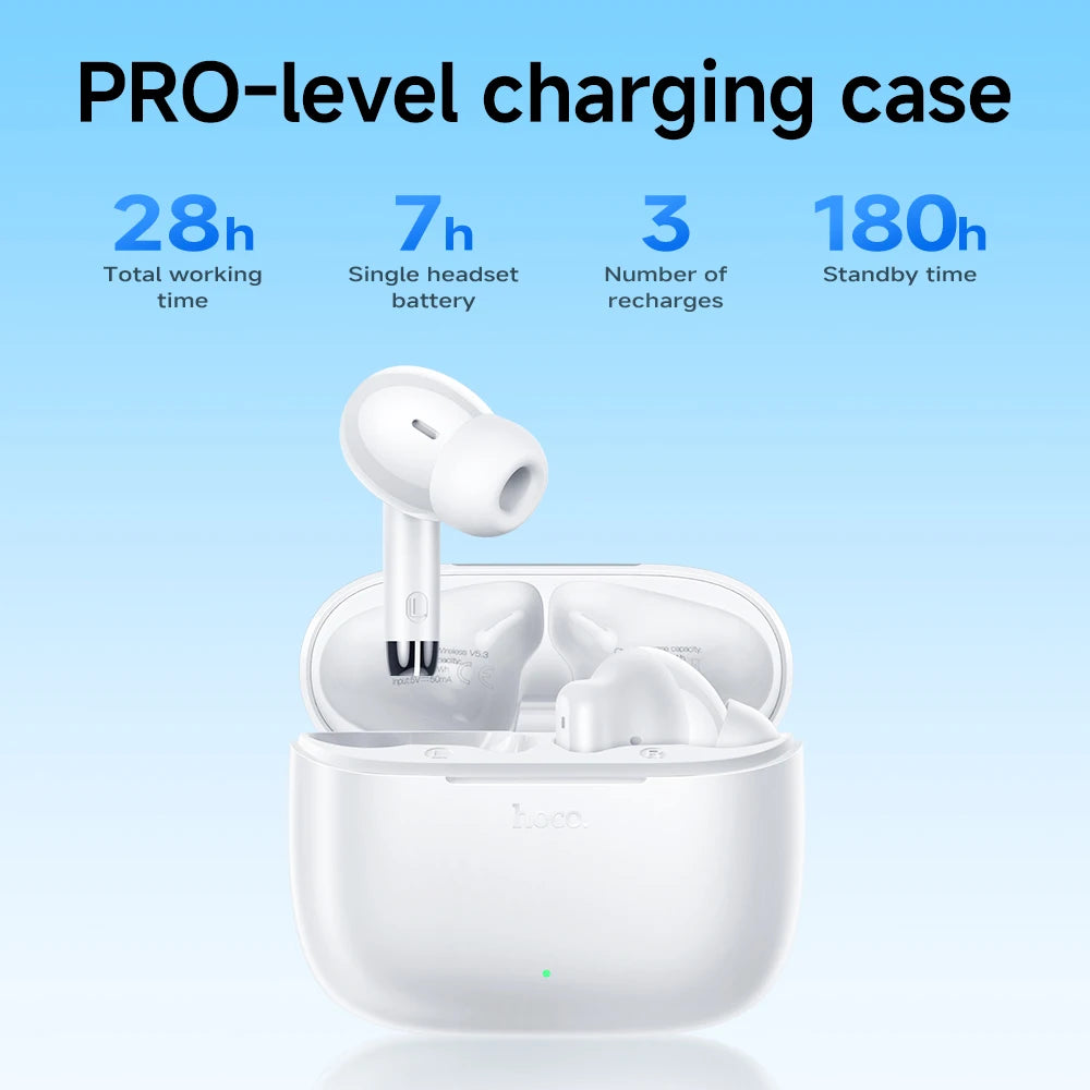 HOCO EQ2 True Wireless Bluetooth 5.3 Earbuds with Touch Control and Mic