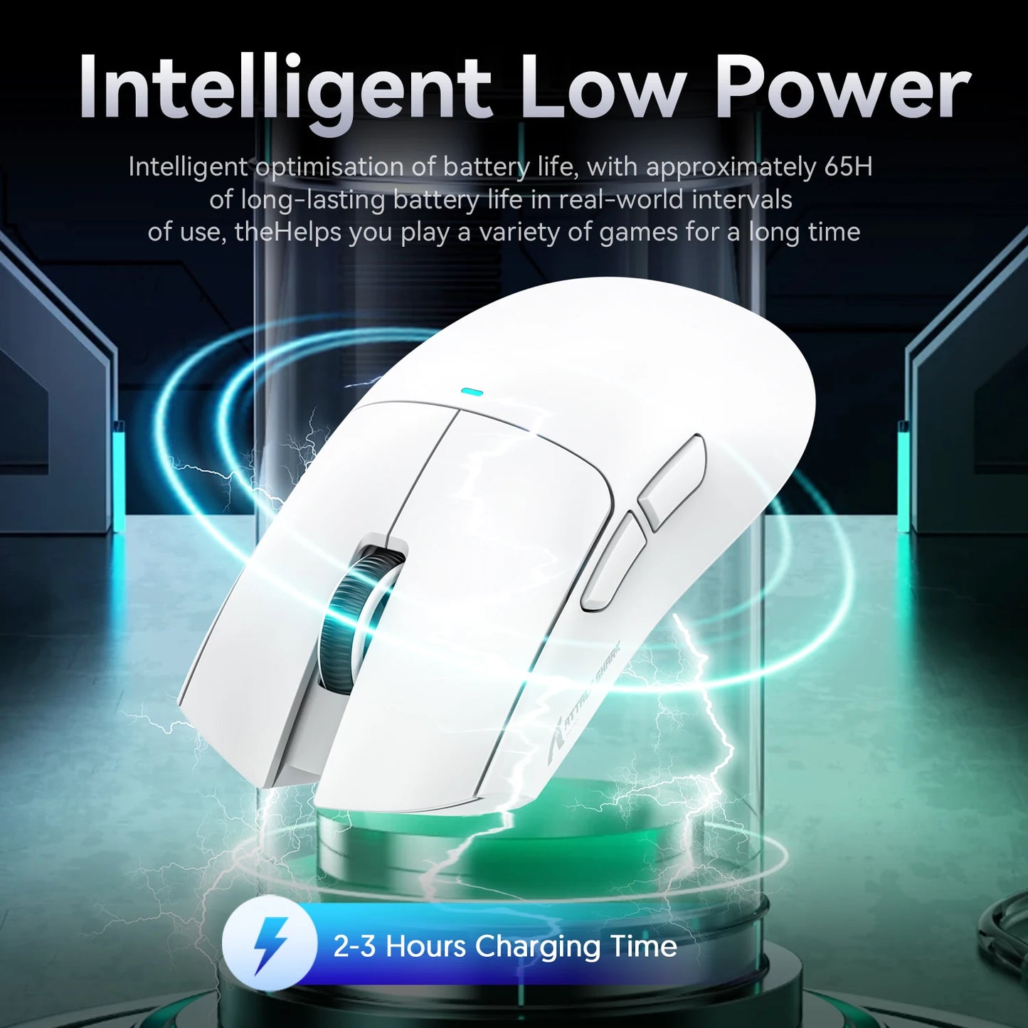 Attack Shark X11 Wireless Gaming Mouse - Tri-Mode RGB Dock
