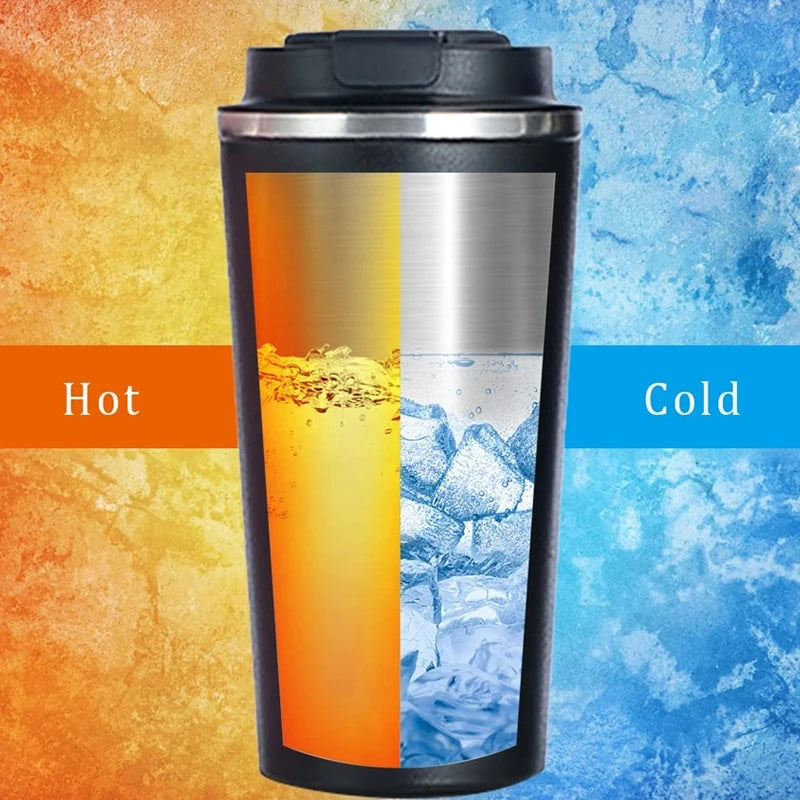 Smart Stainless Steel Travel Tumbler with Temperature Display and Vacuum Insulation