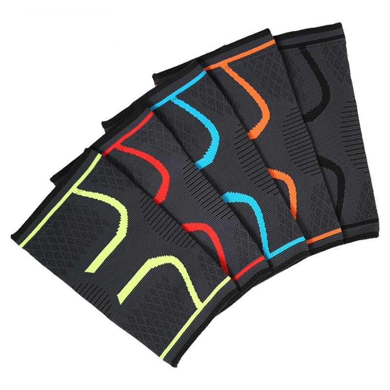 Elastic Compression Knee Support Sleeve - Running & Cycling Brace