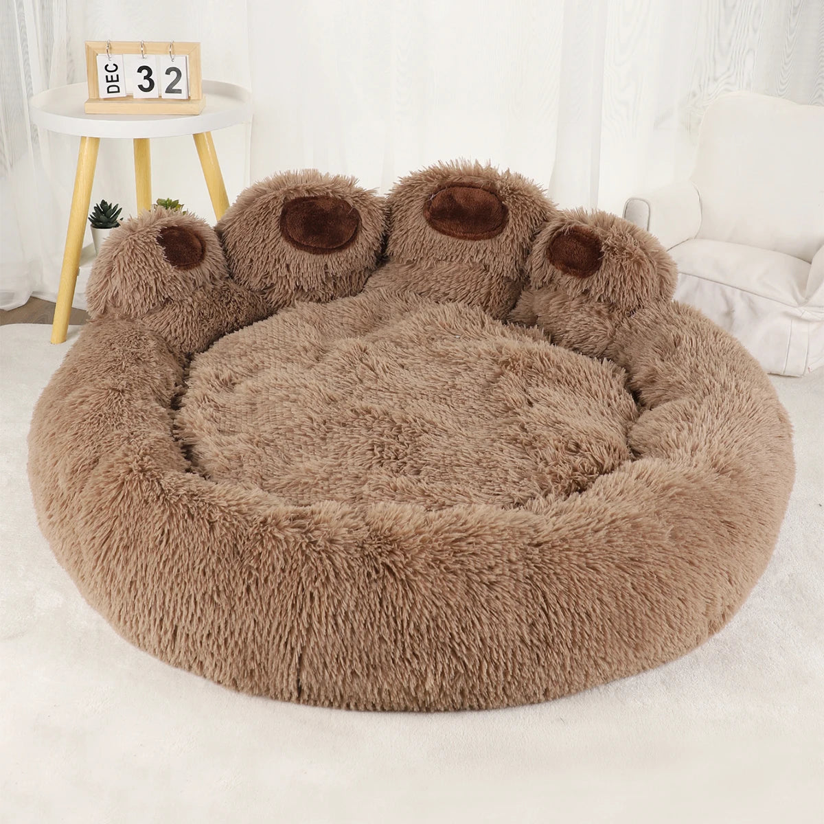 Warm Plush Dog Sofa Bed Mat for Small, Medium & Large Pets