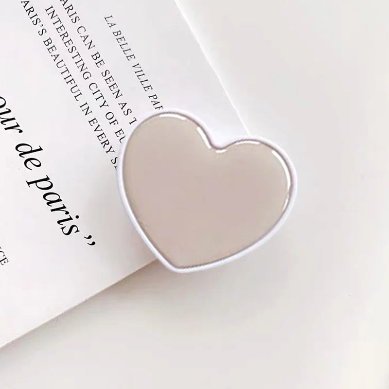 Heart-Shaped Universal Phone Socket Grip Stand for iPhone & Samsung
