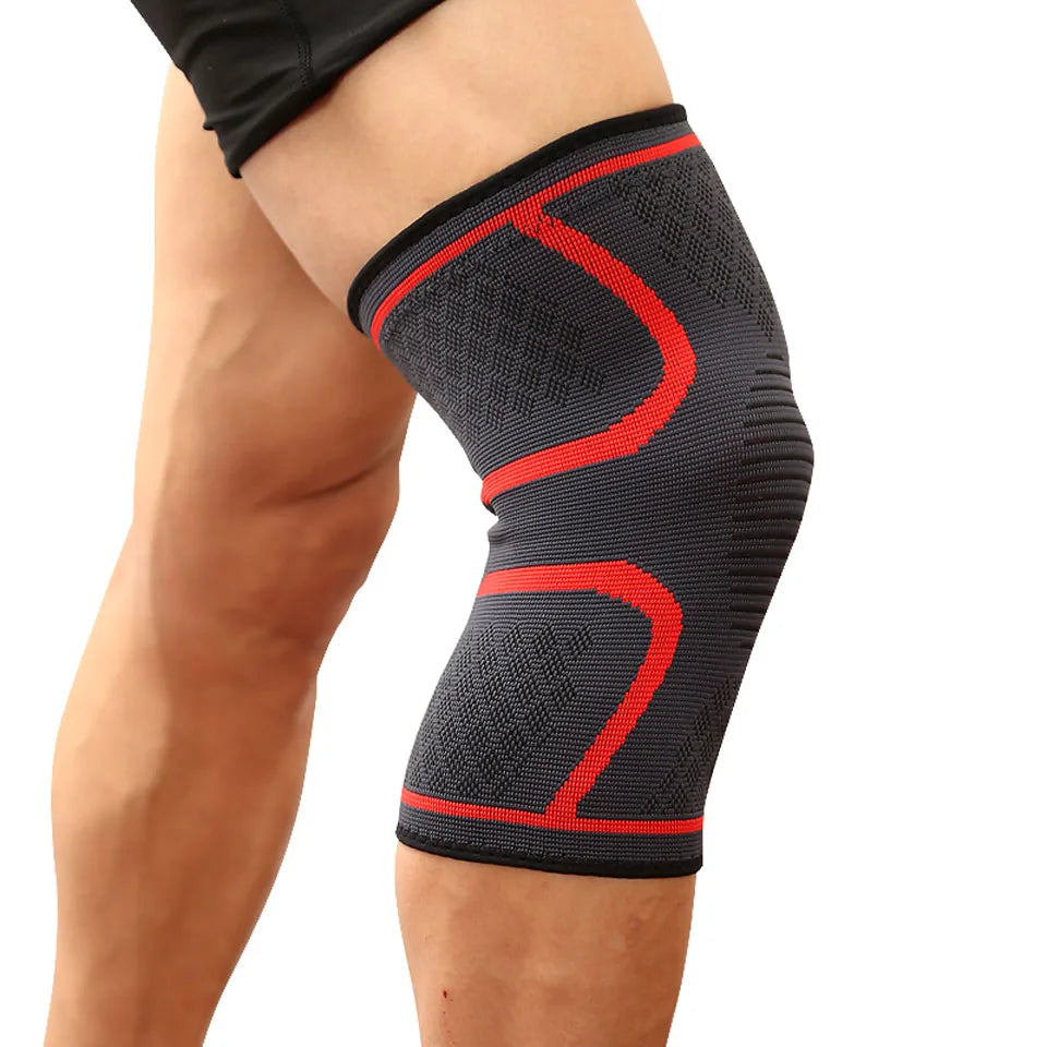 Elastic Compression Knee Support Sleeve - Running & Cycling Brace