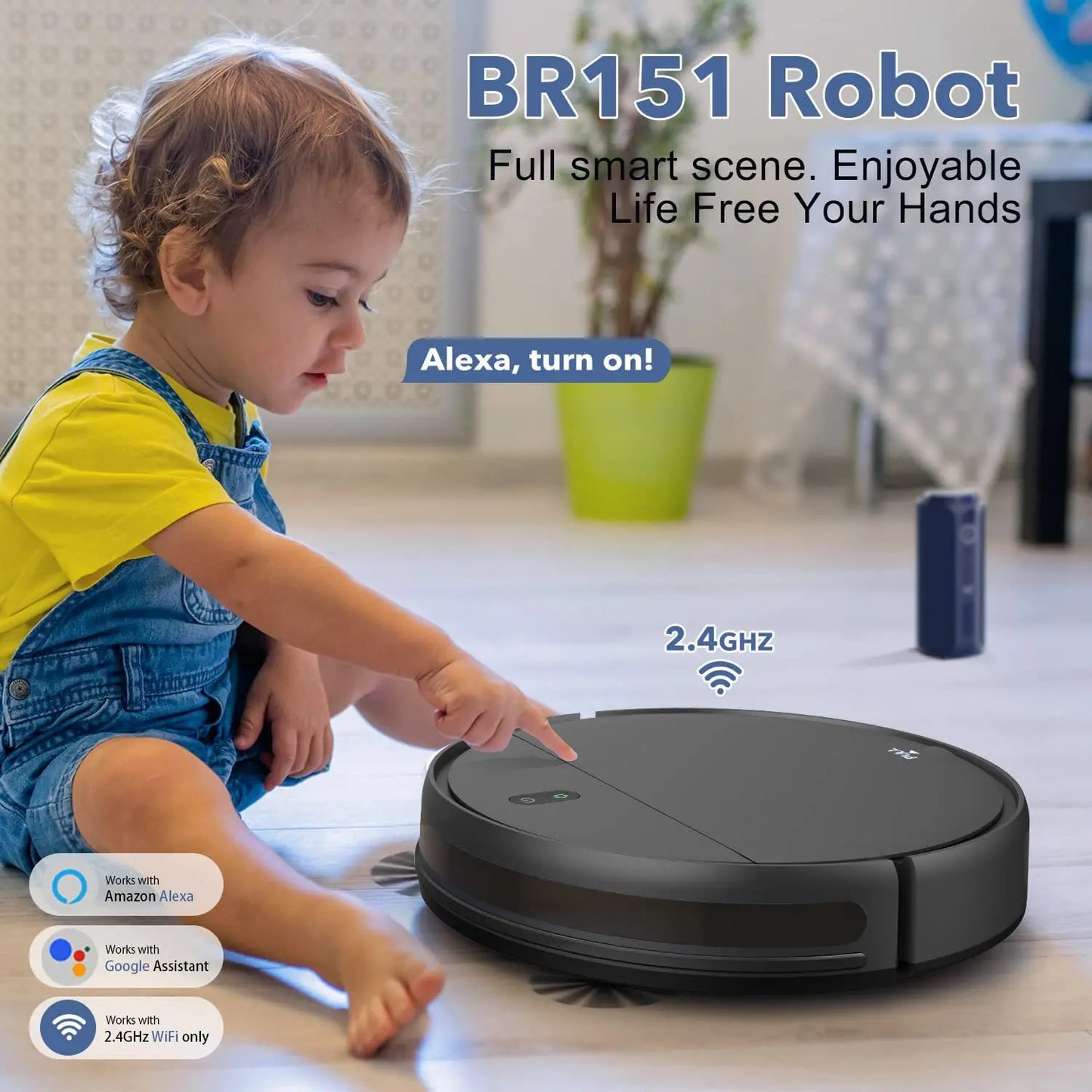 Automatic Household Sweeper Vacuum and Mop Cleaner