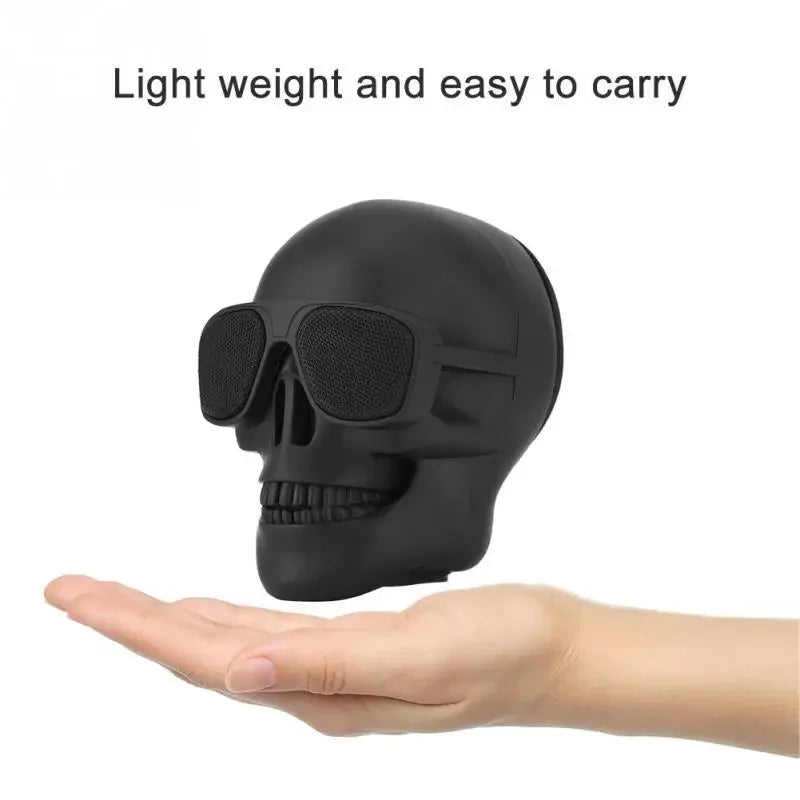 Mini Skull Bluetooth Speaker - 5W Wireless Cartoon Audio