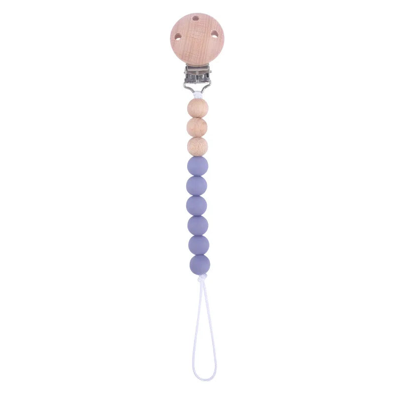 Silicone Bead Pacifier Clip Anti-Drop Chain
