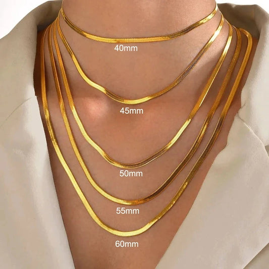 316L Stainless Steel Snake Chain Necklace