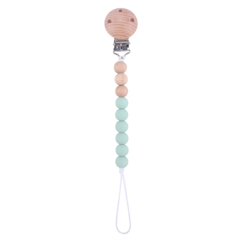 Silicone Bead Pacifier Clip Anti-Drop Chain