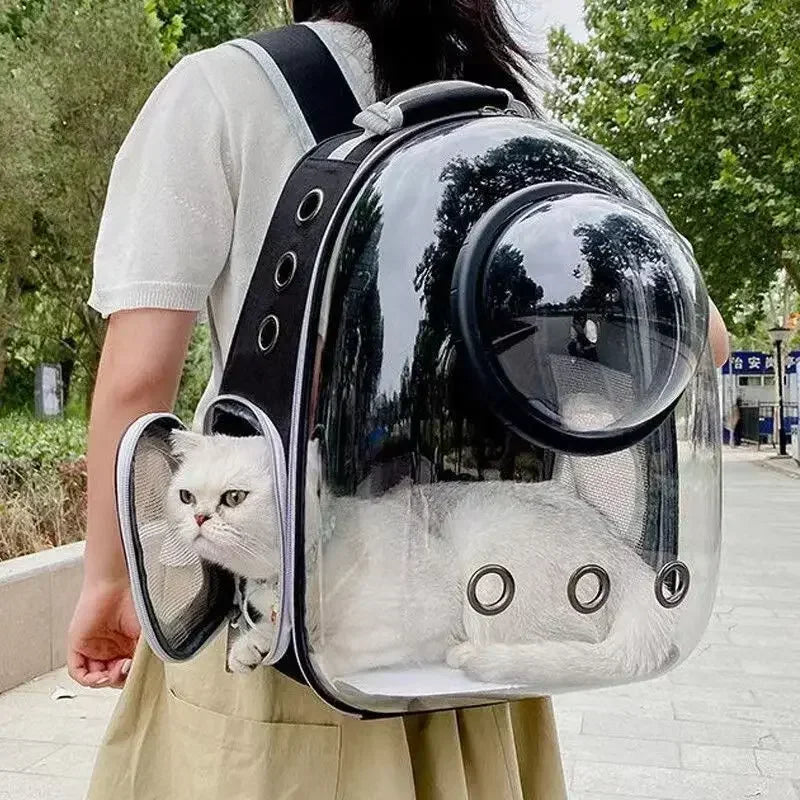 Breathable Transparent Space Capsule Pet Backpack Carrier