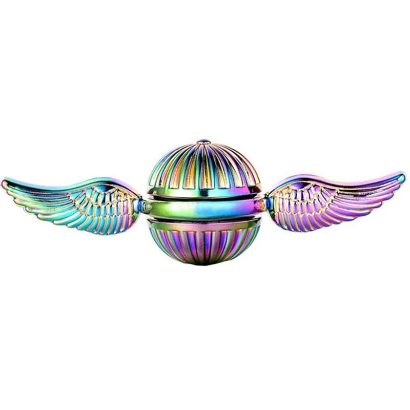 Golden Snitch Metal Fidget Spinner - Angel Wing Stress Toy