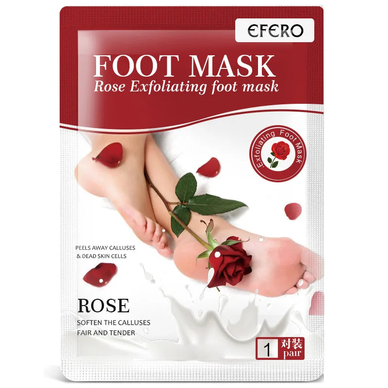 Exfoliating Foot Mask Pedicure Socks for Dead Skin and Cracked Heel Care