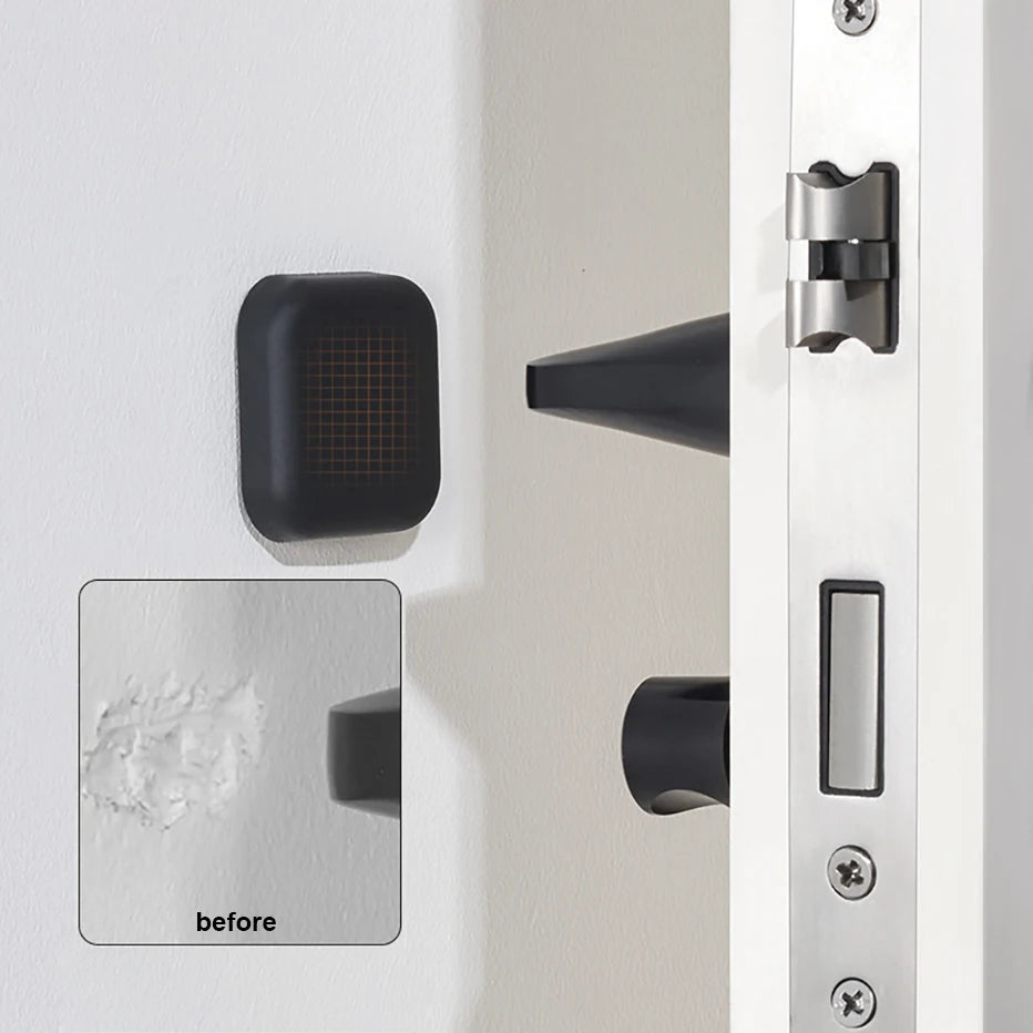 Self-Adhesive Silicone Door Stopper Wall Protector
