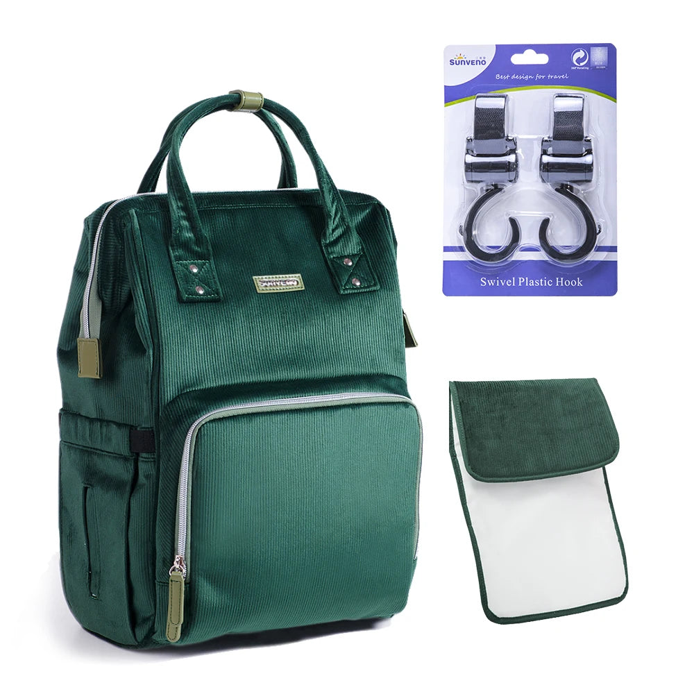 Sunveno Travel Diaper Backpack Organizer Bag