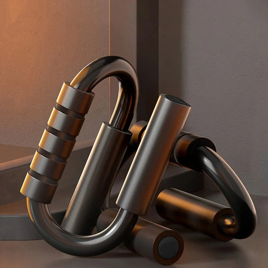 S-Shape Push-Up Bars with Foam Handles for Chest & Arm Training