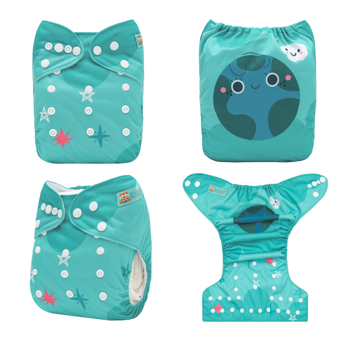 ALVABABY Adjustable Cloth Diaper Shell 3-15kg