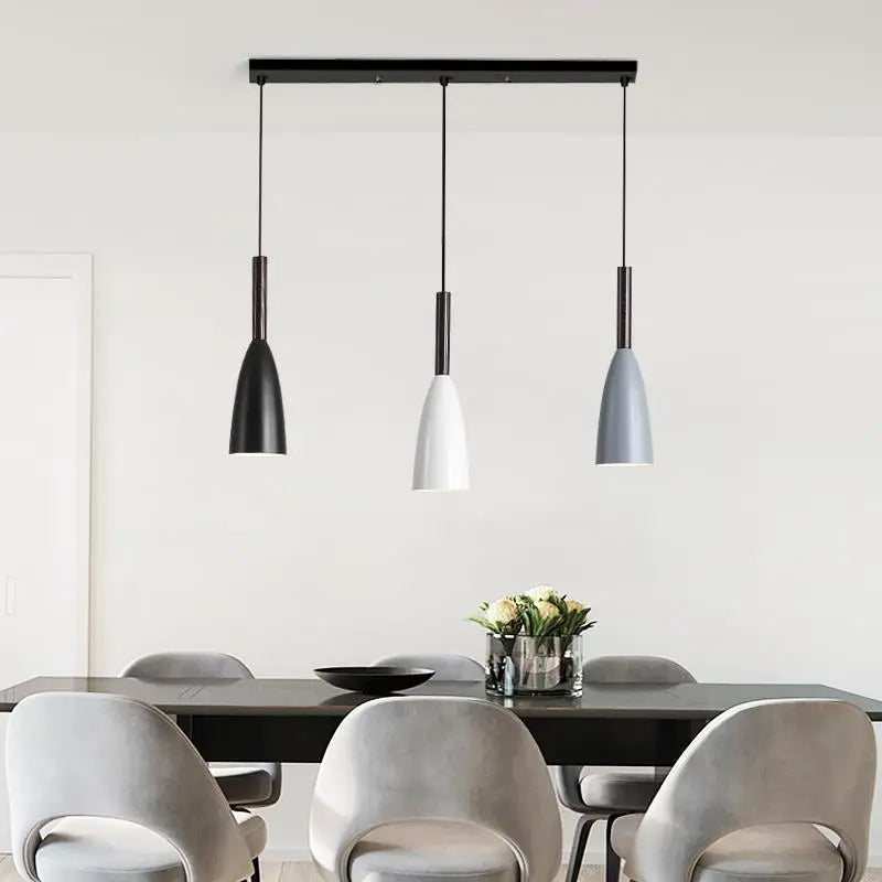 Nordic 3-Head Pendant Light for Dining and Kitchen Spaces