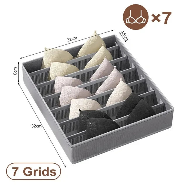 Drawer Underwear, Bra and Sock Organizer Storage Box