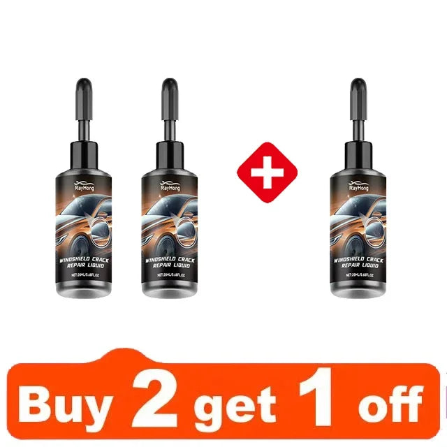 Windshield Crack Repair Resin Fluid - Car Glass Restore Glue