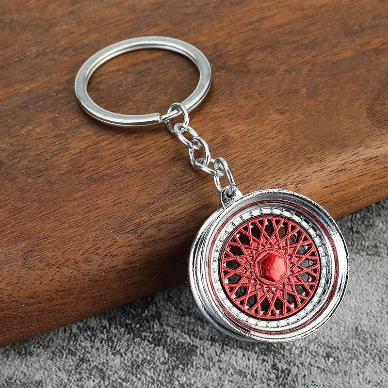 Gearbox Gear Head Metal Keychain for Car Keys