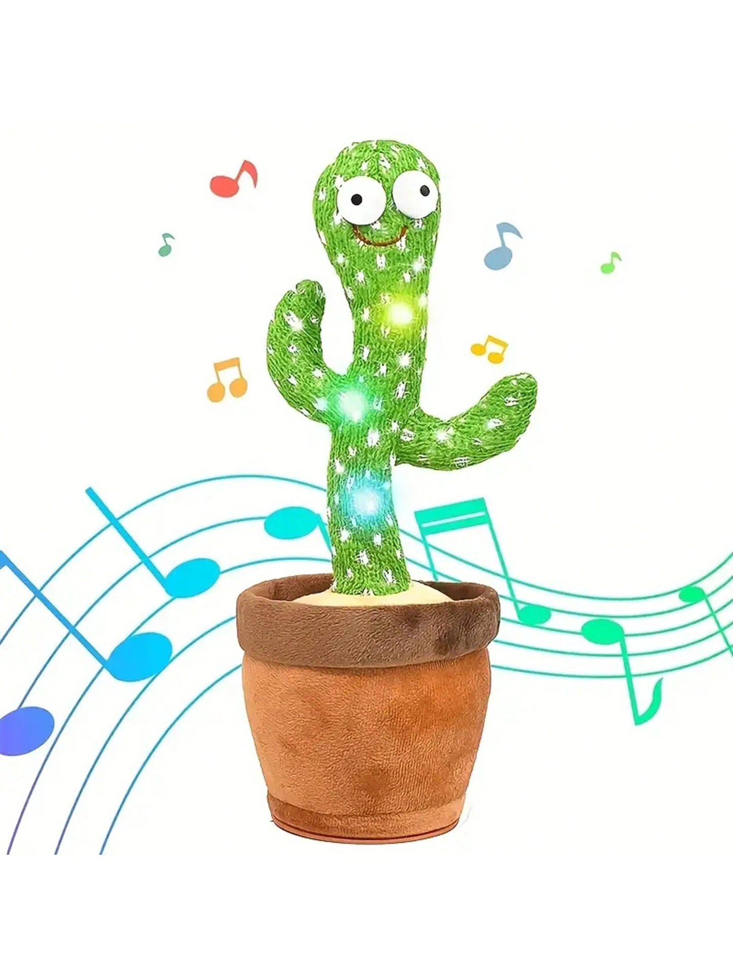 Dancing Talking Cactus Toy - Singing Mimic Plush Gift