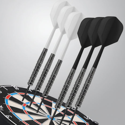 Huanqu 6-Piece Dart Set with Aluminum Shafts, Flights & O-Rings
