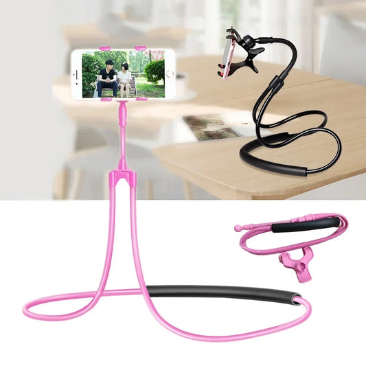 Adjustable Hanging Neck Phone Holder Stand