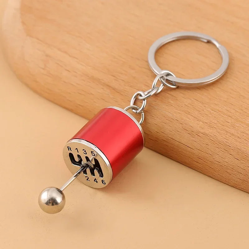 Gearbox Gear Head Metal Keychain for Car Keys