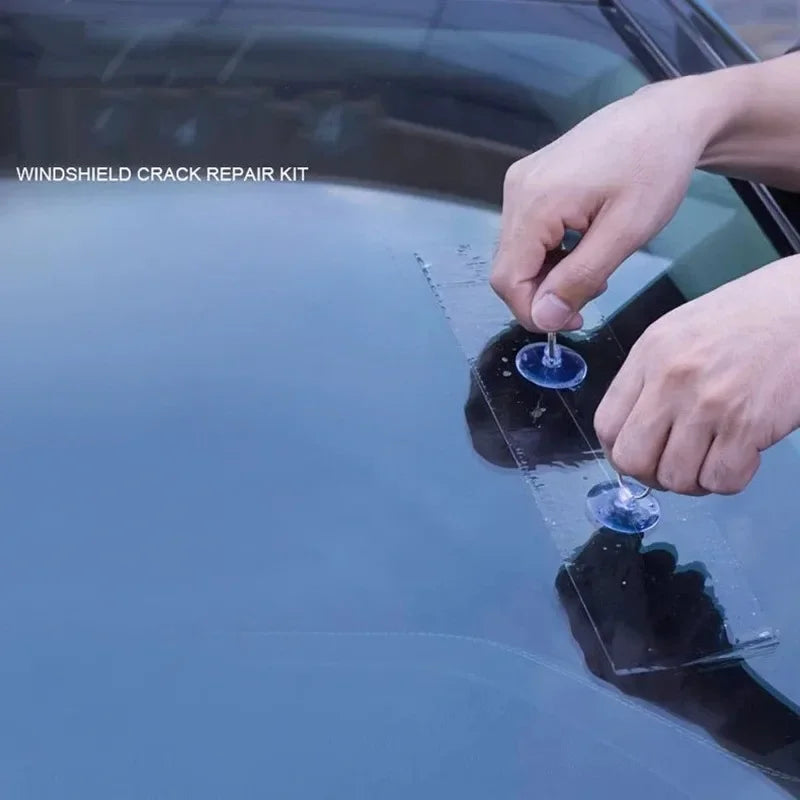 DIY Windshield Crack Repair Kit - Glass Scratch Resin Tool