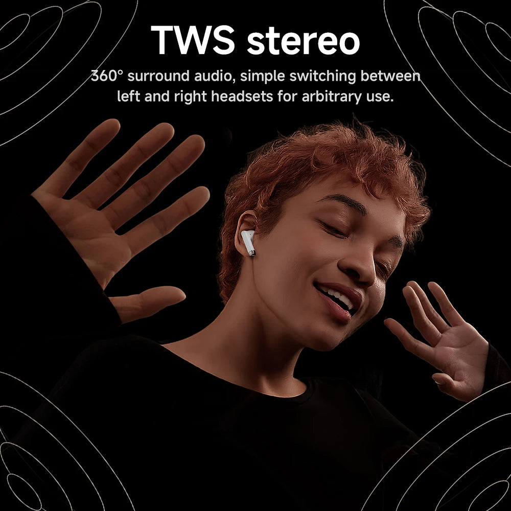 HOCO EQ2 True Wireless Bluetooth 5.3 Earbuds with Touch Control and Mic